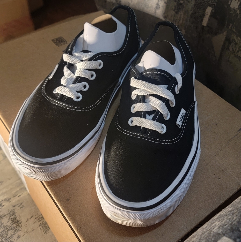 Black Van's Skate Shoes